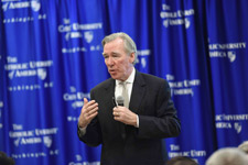 President Garvey addressing Steering Committee and Working Groups
